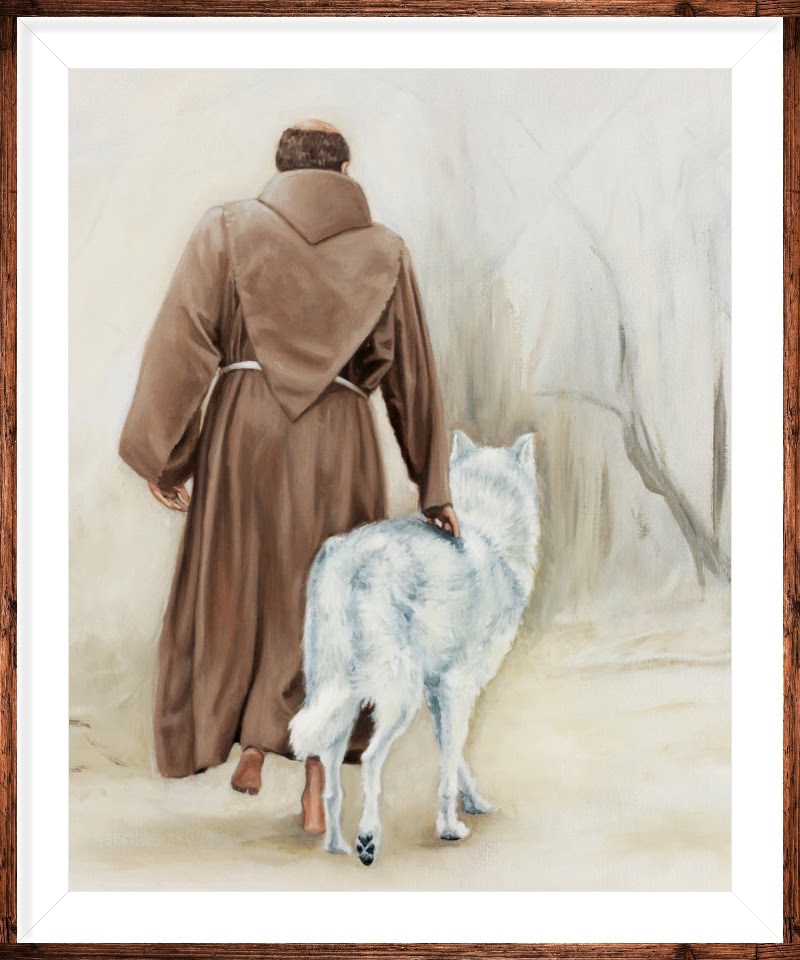 St. Francis and the Wolf 